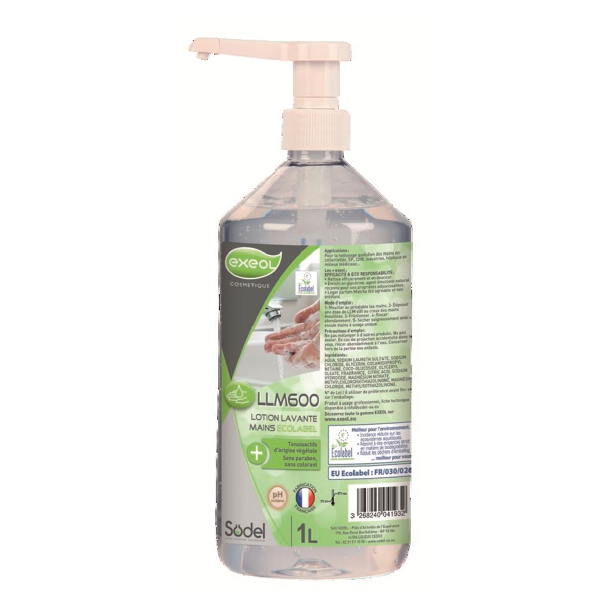 Lotion lave main 