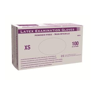 Gants d'examen latex sans poudre (L)