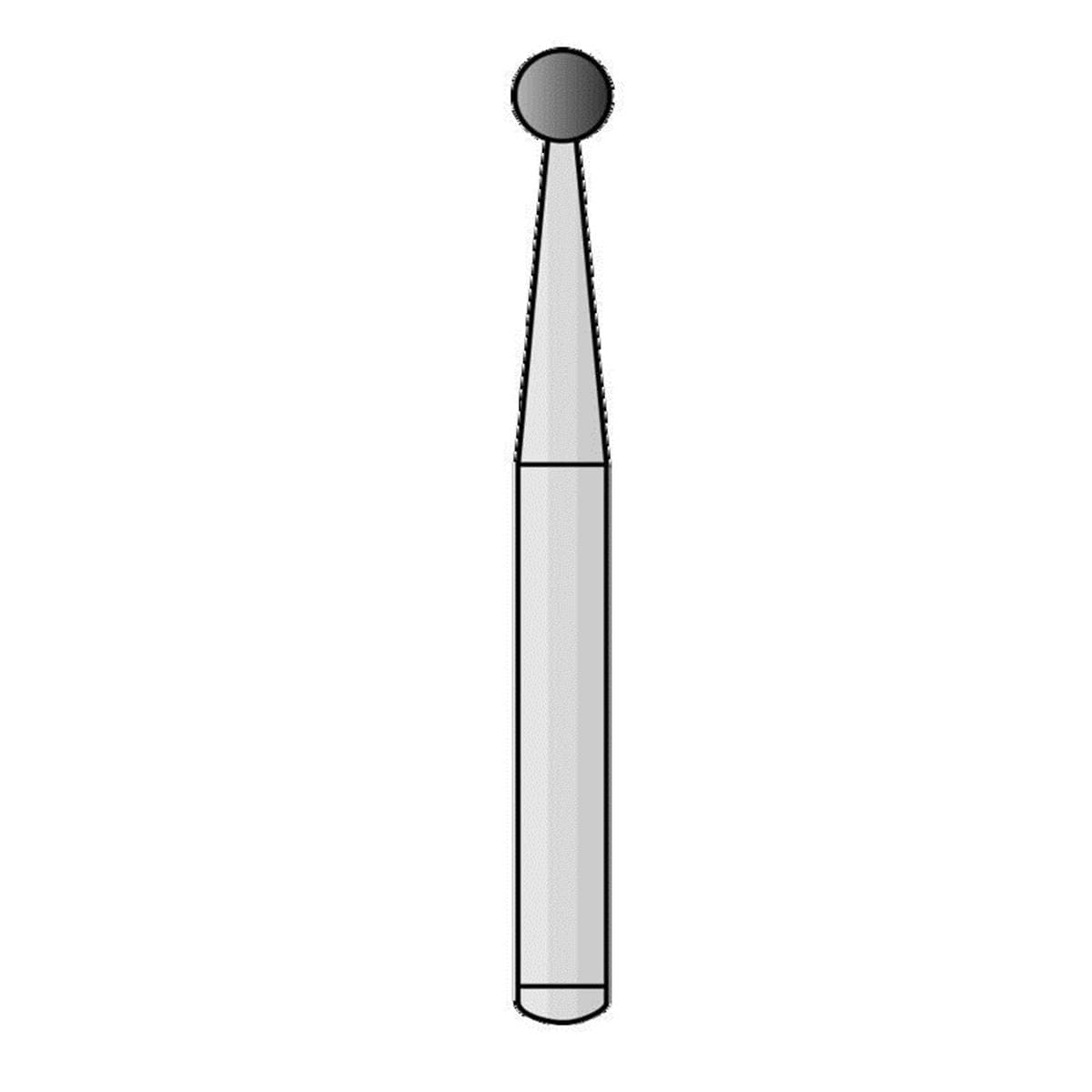 Fraise Tungstne HENRY SCHEIN - Boule CA 8 023 - Blister de 10