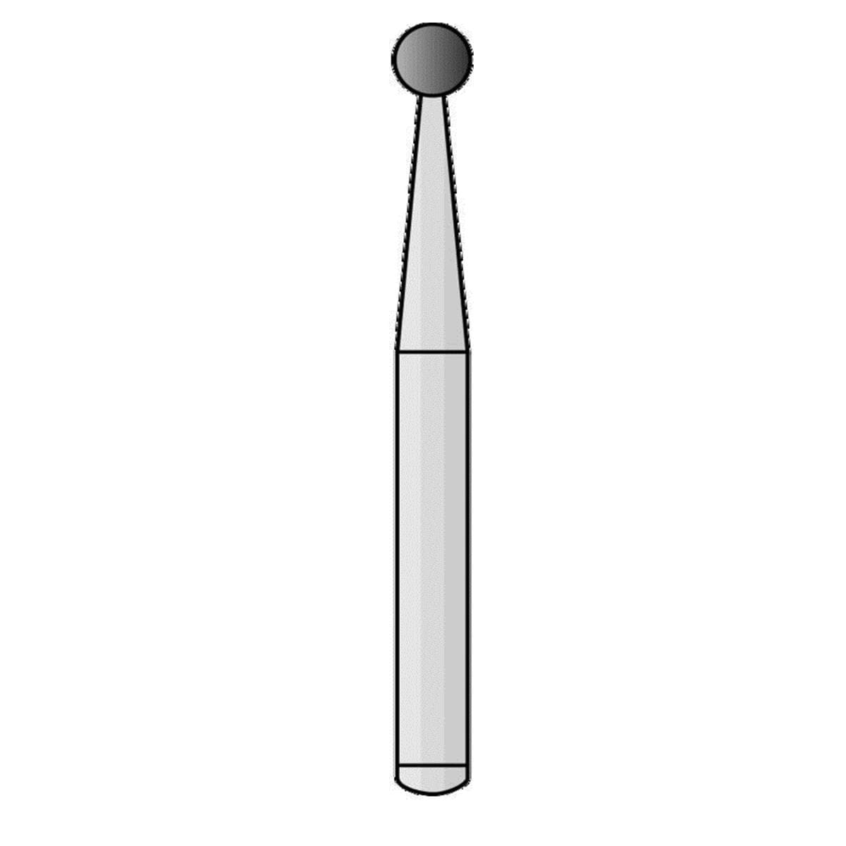 Fraises tungstne HENRY SCHEIN - FG - Ronde - 8 023 - La bote de 10