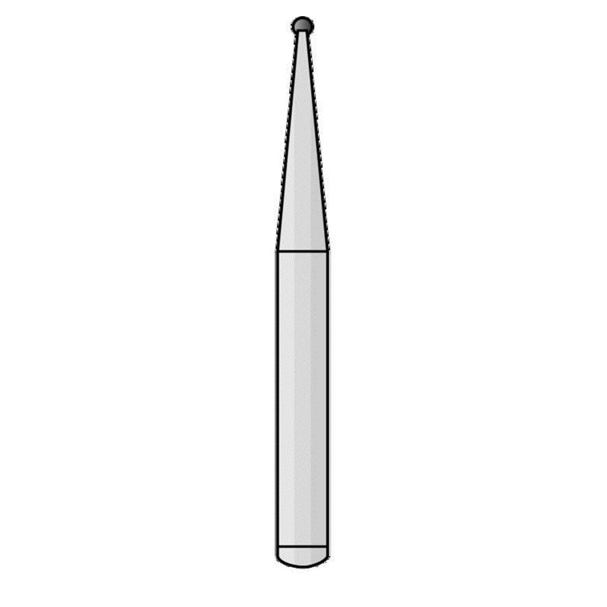Fraise Tungstne HENRY SCHEIN - Boule FG 1/4 005 - Blister de 10