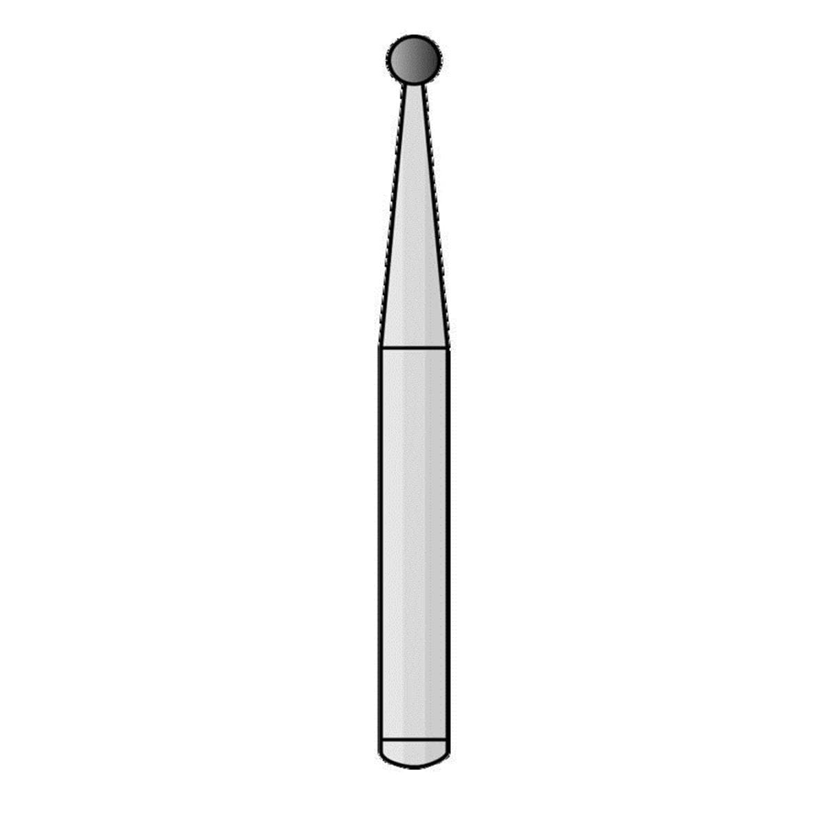 Fraise Tungstne HENRY SCHEIN - Boule CA 6 018 - Blister de 10