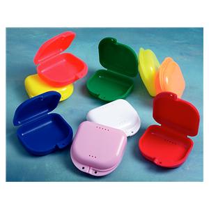 Bote en plastique pour appareil dentaire HENRY SCHEIN - Petite rouge - Lot de 10