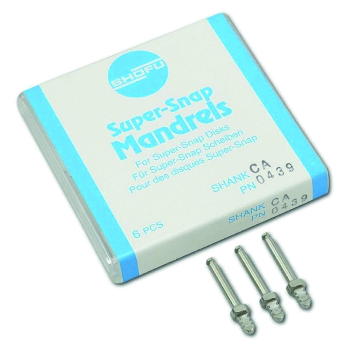 Super Snap SHOFU - Mandrins pour contre-angle - Bote de 6