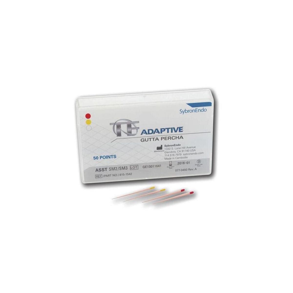 TF ADAPTIVE GUTTA PERCHA SMALL PACK ROUGE SM3 (50)