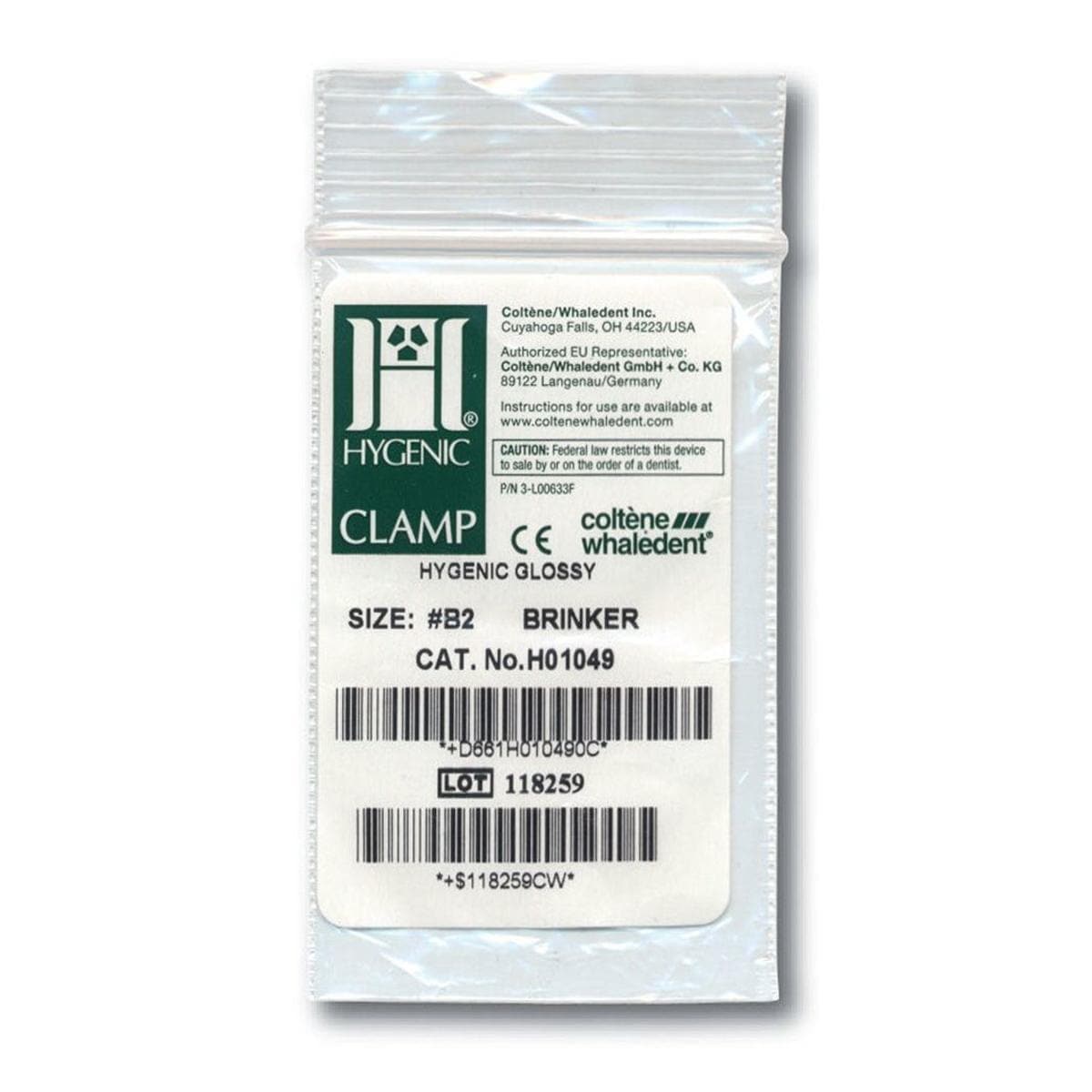 Crampon HYGENIC - Molaire Suprieur droit nB3