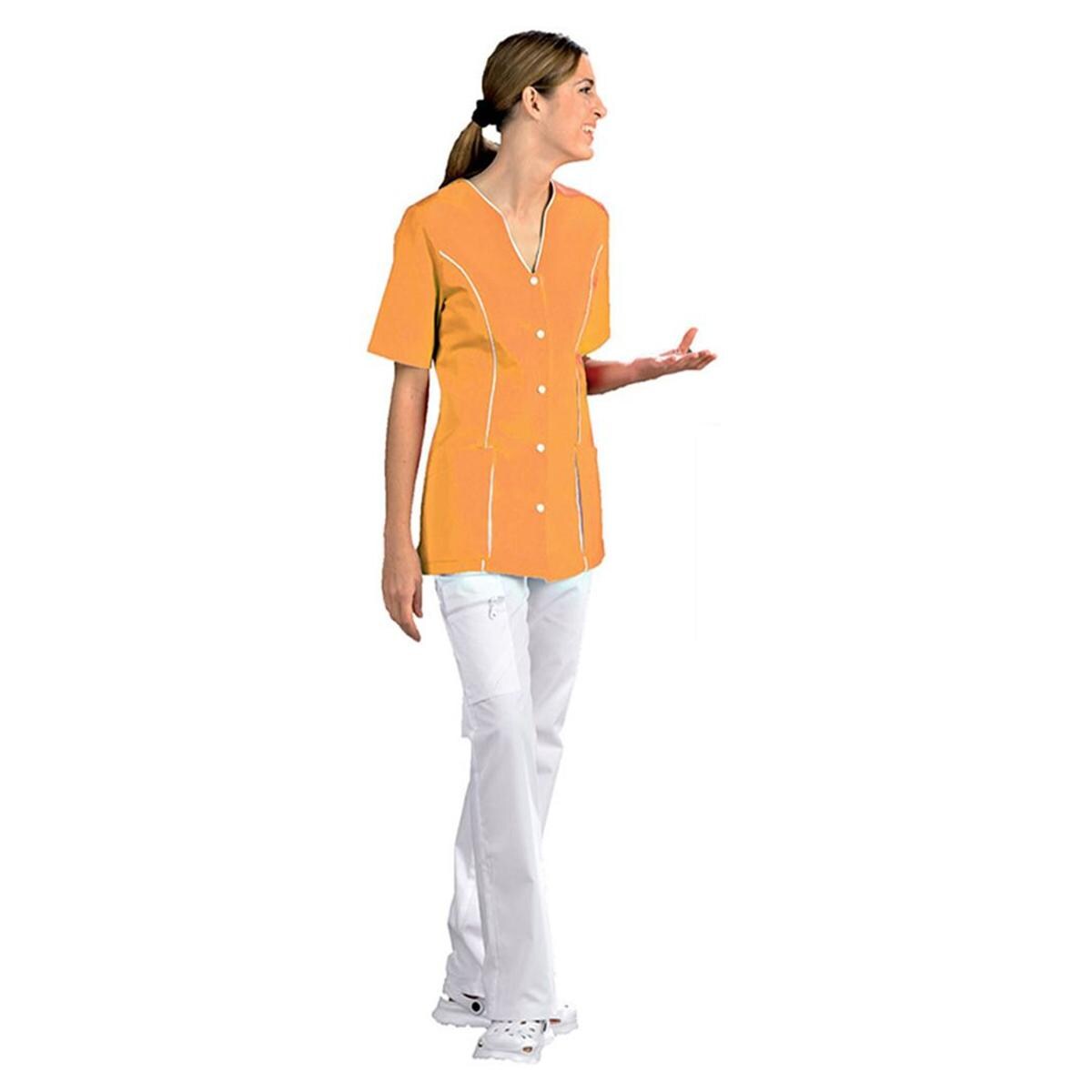 Tunique Bilbao SELEKTO - Orange soulign blanc - Taille XXXL