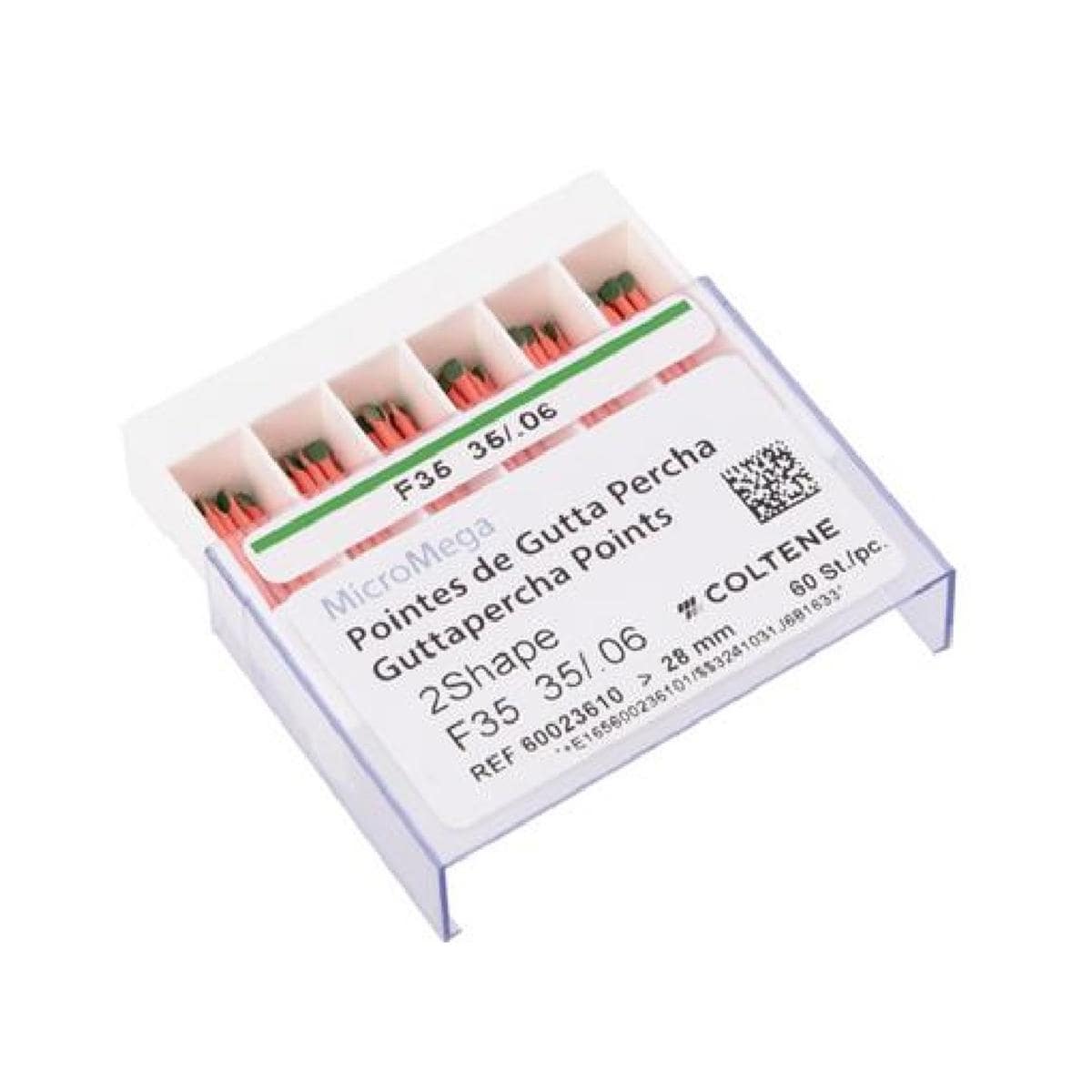 GUTTA PERCHA 2SHAPE F35 35/.06 SB (60) MICROMEGA