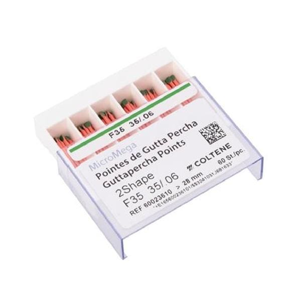 GUTTA PERCHA 2SHAPE F35 35/.06 SB (60) MICROMEGA