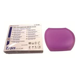Digue avec cadre - sans latex - 165mm x 130mm - violet HENRY SCHEIN
