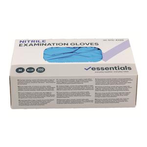 Gants nitrile Essentials - Sans poudre - Henry Schein - Bleu - L