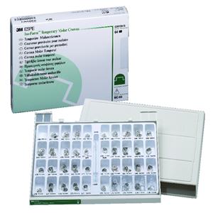 Couronnes provisoires 3M - MC64 - Molaires - Coffret de 64