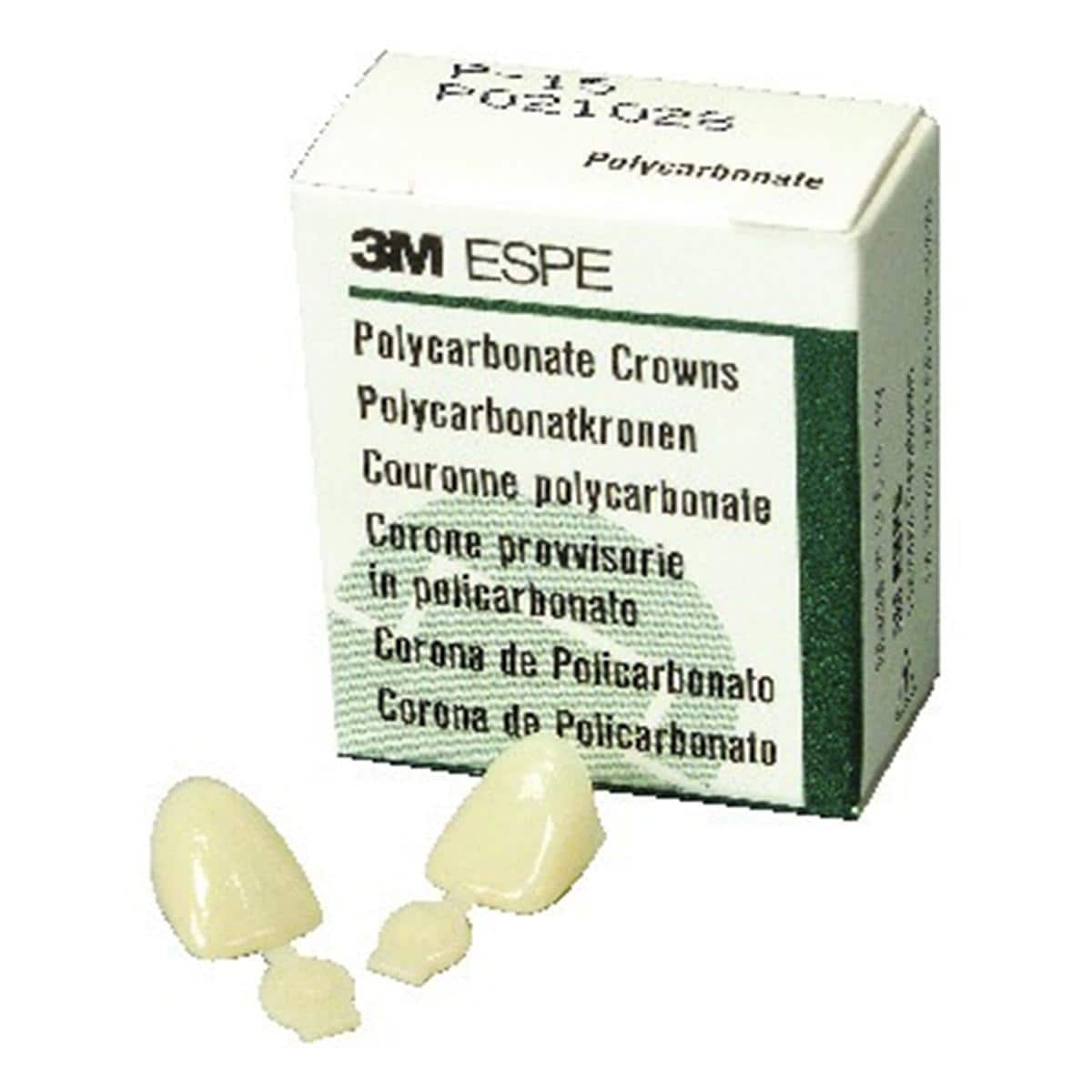 Couronnes esthtiques provisoires en polycarbonate 3M - Coffret de 180