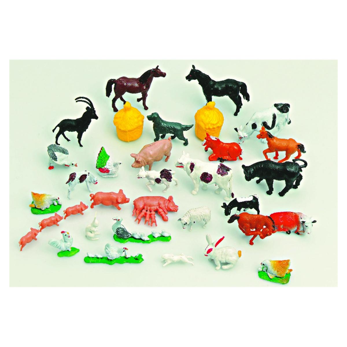 Set Animaux de la ferme HAGER & WERKEN - Lot de 100