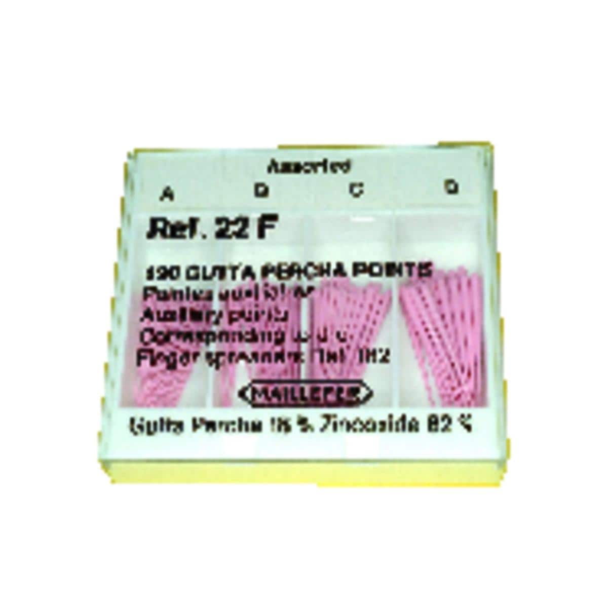 Pointes de gutta DENTSPLY SIRONA - A  D - Bote de 120