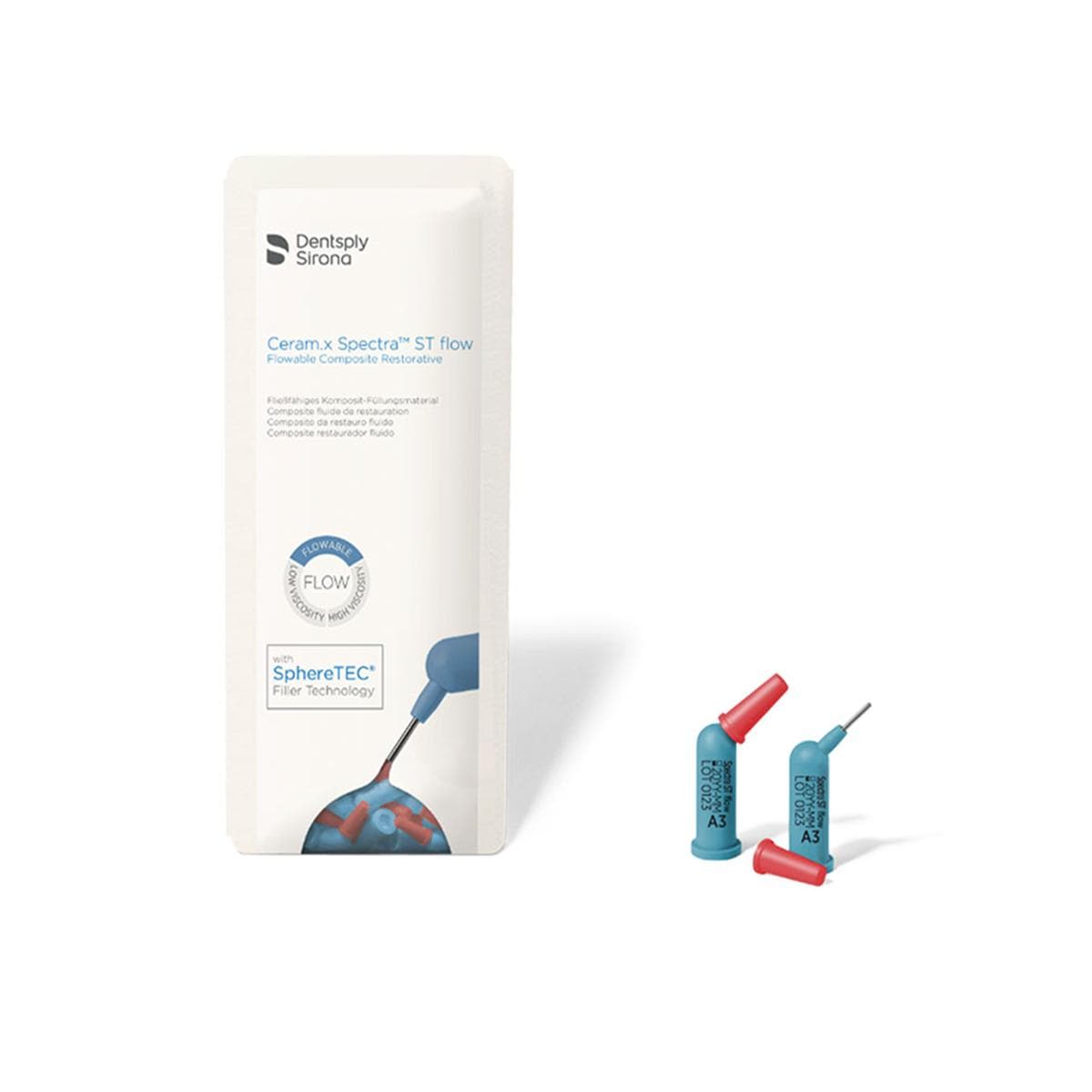 Ceram X Spectra ST Flow DENTSPLY SIRONA - D3 - Unidoses de 0,25g - Bote de 16