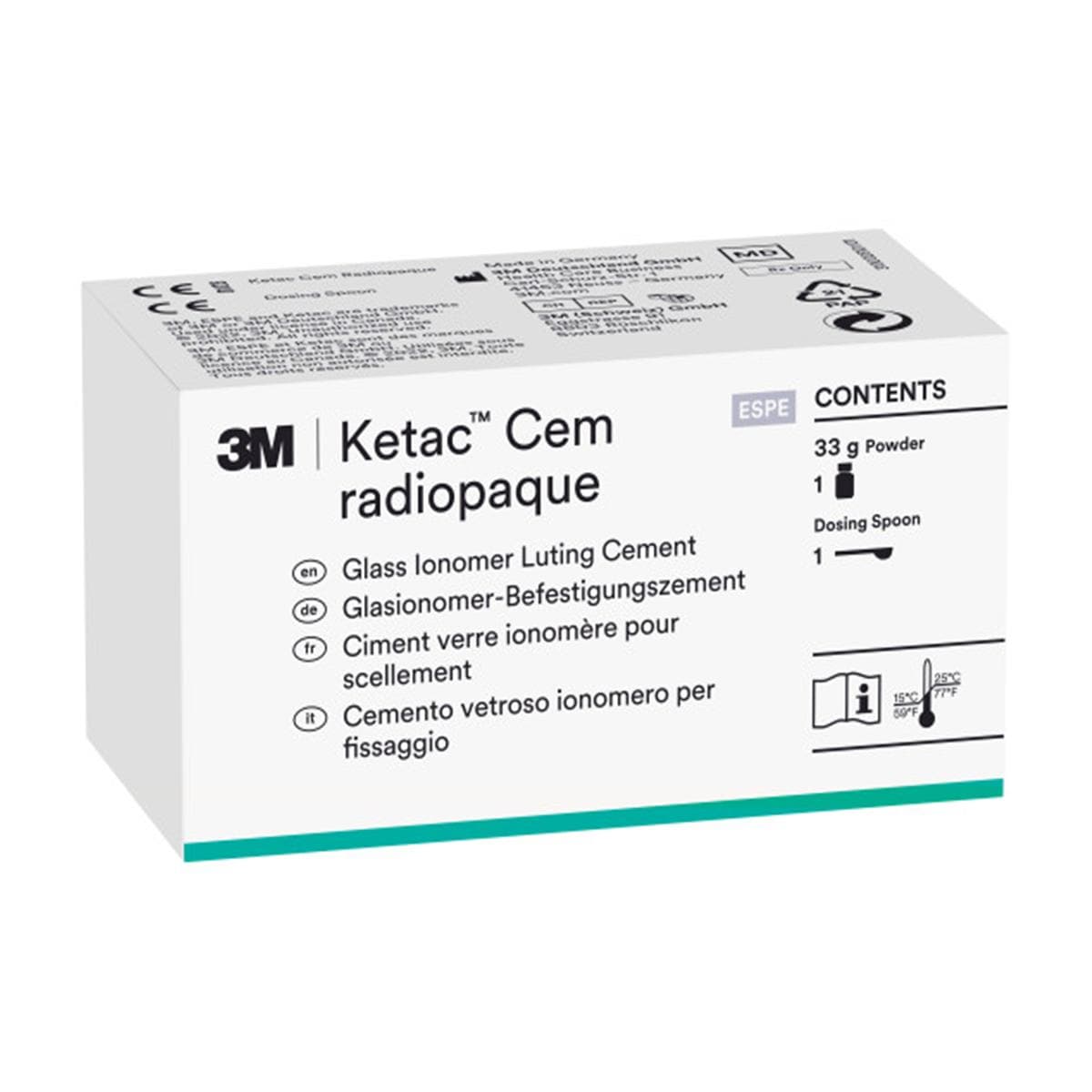 Ketac Cem radiopaque 3M - Poudre- Flacon de 33g