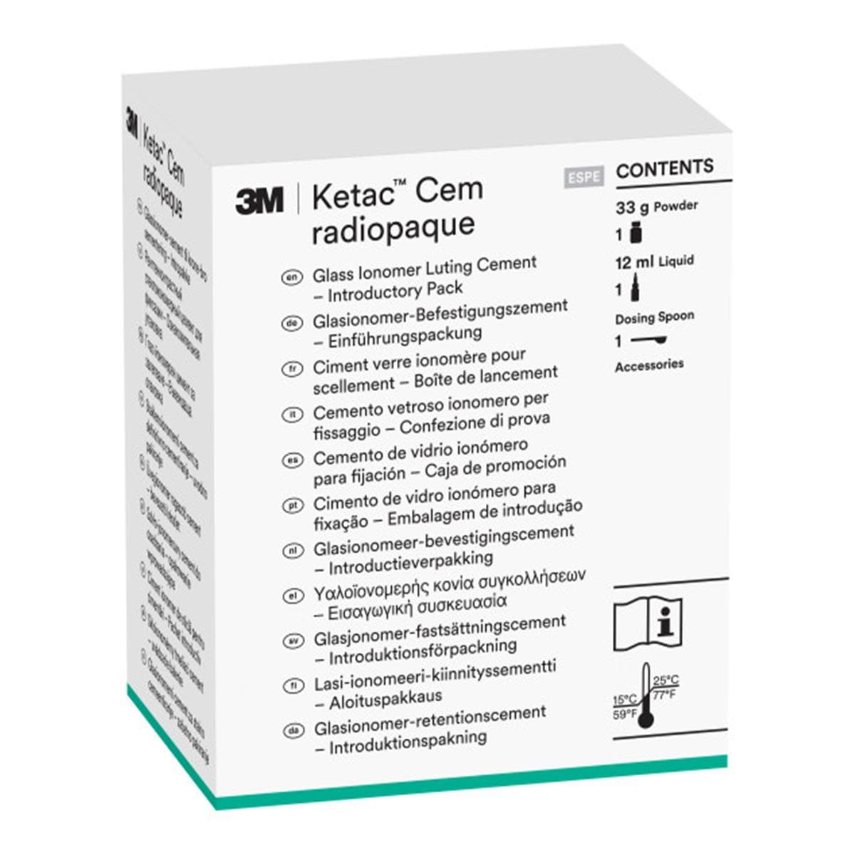 Ketac Cem radiopaque 3M - Coffret d'introduction