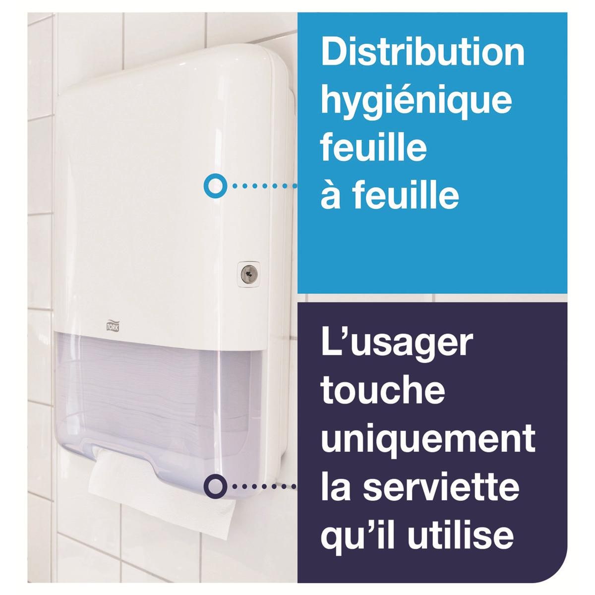 Distributeurs d?essuie-mains plis en V/C TORK ELEVATION - H3