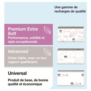 Distributeurs d?essuie-mains plis en V/C TORK ELEVATION - H3