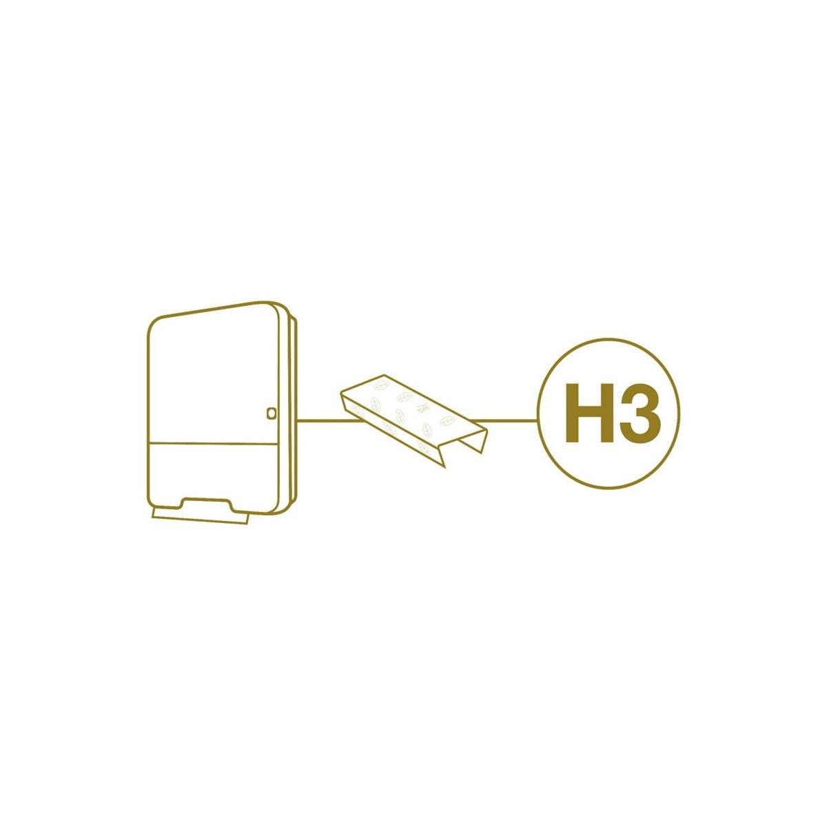 Distributeurs d?essuie-mains plis en V/C TORK ELEVATION - H3