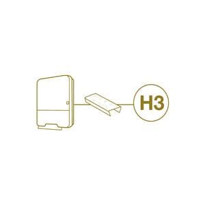 Distributeurs d?essuie-mains plis en V/C TORK ELEVATION - H3