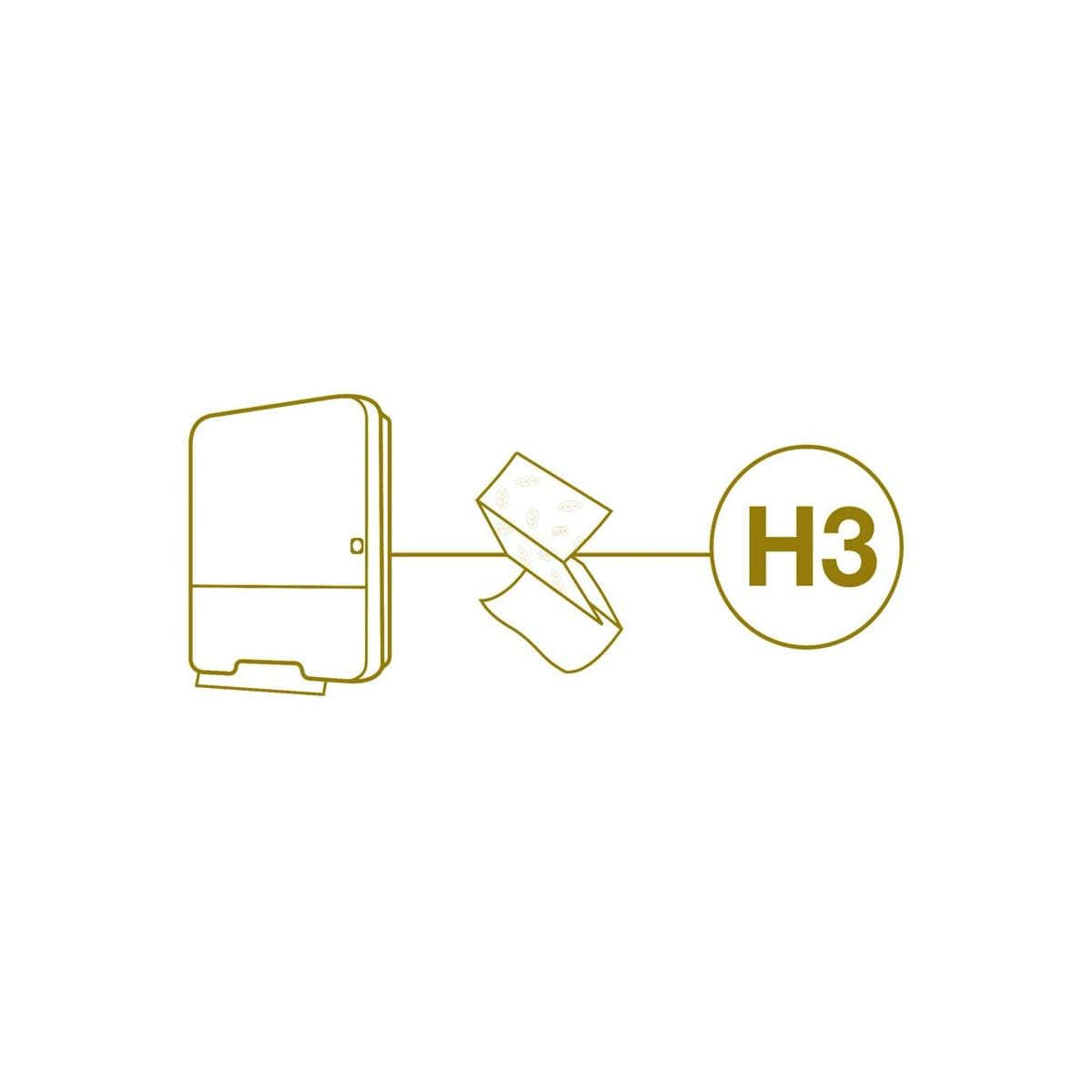 Distributeurs d?essuie-mains plis en V/C TORK ELEVATION - H3