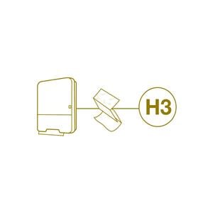 Distributeurs d?essuie-mains plis en V/C TORK ELEVATION - H3