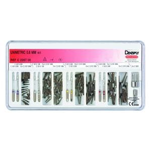 Unimetric DENTSPLY SIRONA - Tenons Titane - Coffret Assorti - 0.8mm