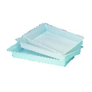 Plateaux jetables HENRY SCHEIN non compartiments - Simples lisses 10x20 - Lot de 400