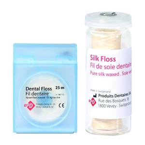 Soie vritable cire - parfum menthol - PD - Fil Cir - 25M