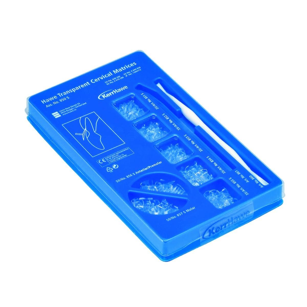 Matrices cervicales transparentes KERR - Coffret