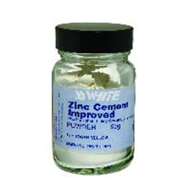 Zinc Cement SS WHITE - Poudre Jaune - Flacon de 90g