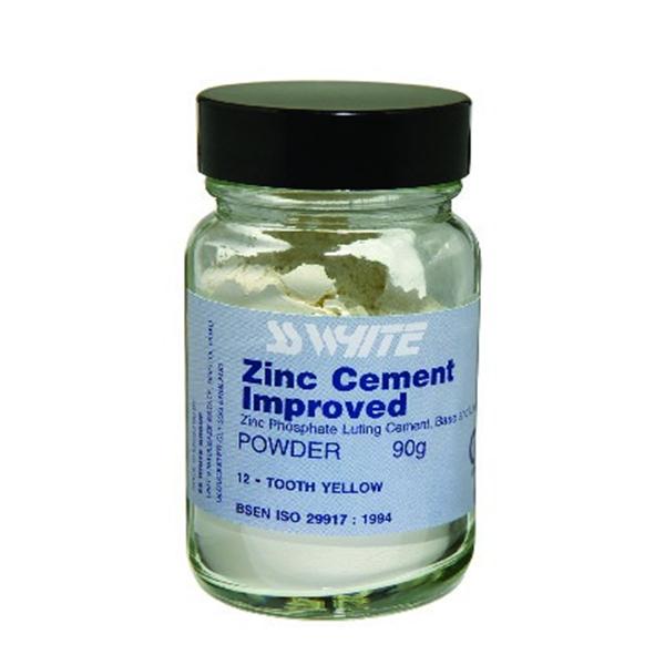 Zinc Cement SS WHITE - Poudre Jaune - Flacon de 230g