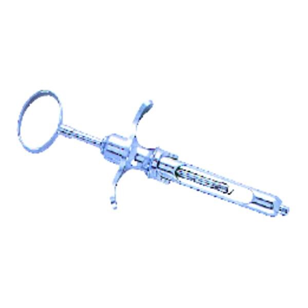 Seringue chromeANTHOGYR  basculement avec aspiration  anneau