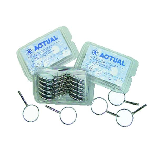 Miroirs Plans ACTEON Rhodium front surface - Taille 5 - Bote de 12