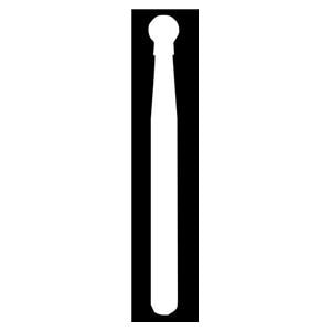 Fraise diamante Maxima HENRY SCHEIN - Boule avec col 802-014C - Bote de 5