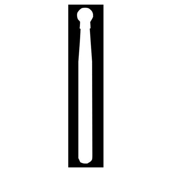 Fraise diamante Maxima HENRY SCHEIN - Boule avec col 802-014C - Bote de 5