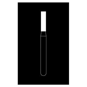 Fraise diamante Maxima HENRY SCHEIN - Cyl. moyen bout plat 836-014M - Bote de 5