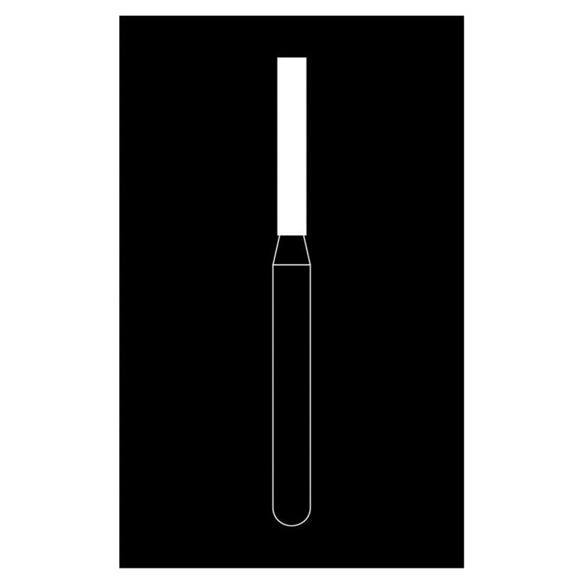 Fraise diamante Maxima HENRY SCHEIN - Cyl. longue bout plat 837-012C - Bote de 5