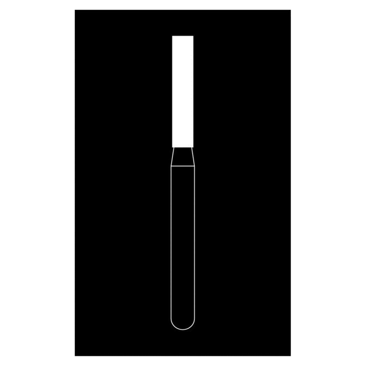 Fraise diamante Maxima HENRY SCHEIN - Cyl. longue bout plat 837-014C - Bote de 5