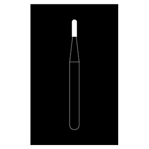 Fraise diamante Maxima HENRY SCHEIN - Cyl. courte bout plat 838-008C - Bote de 5