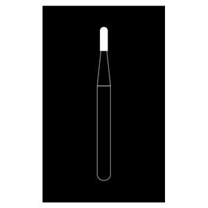 Fraise diamante Maxima HENRY SCHEIN - Cyl. courte bout plat 838-009M - Bote de 5