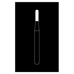 Fraise diamante Maxima HENRY SCHEIN - Cyl. courte bout plat 838-010M - Bote de 5