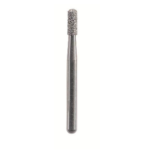 Fraise diamante Maxima HENRY SCHEIN - Cyl. courte bout plat 838-012C - Bote de 5