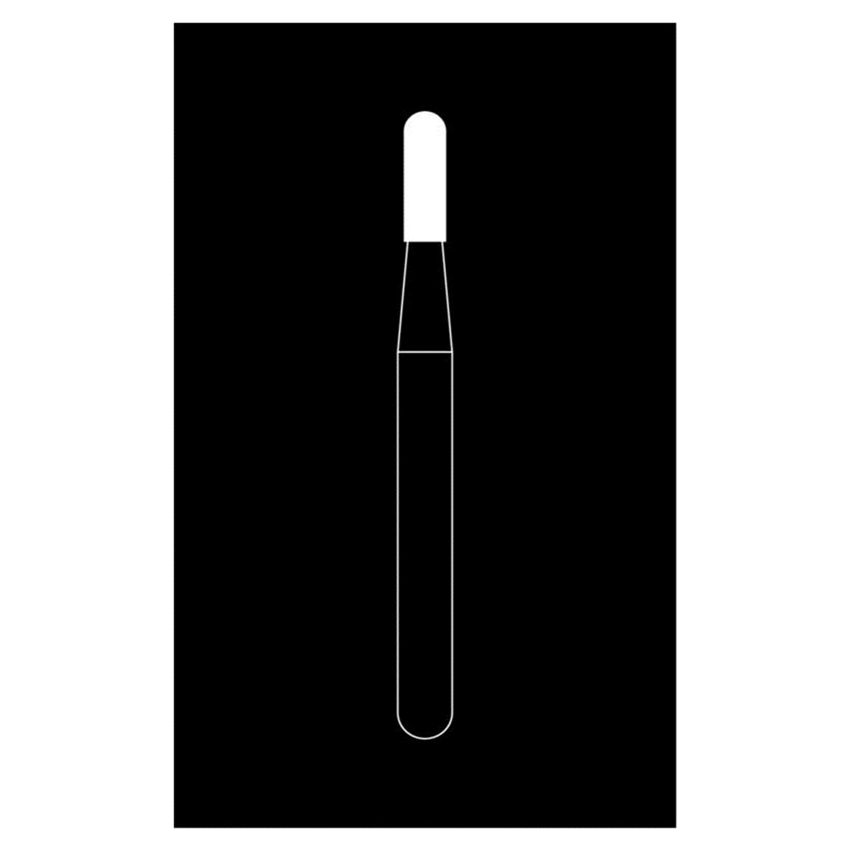 Fraise diamante Maxima HENRY SCHEIN - Cyl. courte bout plat 838-012M - Bote de 5