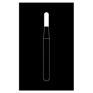 Fraise diamante Maxima HENRY SCHEIN - Cyl. courte bout plat 838-012M - Bote de 5