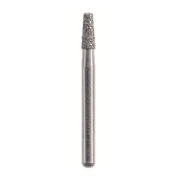 Fraise diamante Maxima HENRY SCHEIN - Cnique courte bout plat 845-014C - Bote de 5