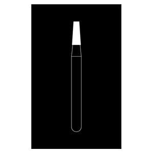 Fraise diamante Maxima HENRY SCHEIN - Cnique courte bout plat 845- 014M - Bote de 5