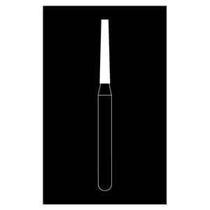 Fraise diamante Maxima HENRY SCHEIN - Cnique longue bout plat 847-012M - Bote de 5